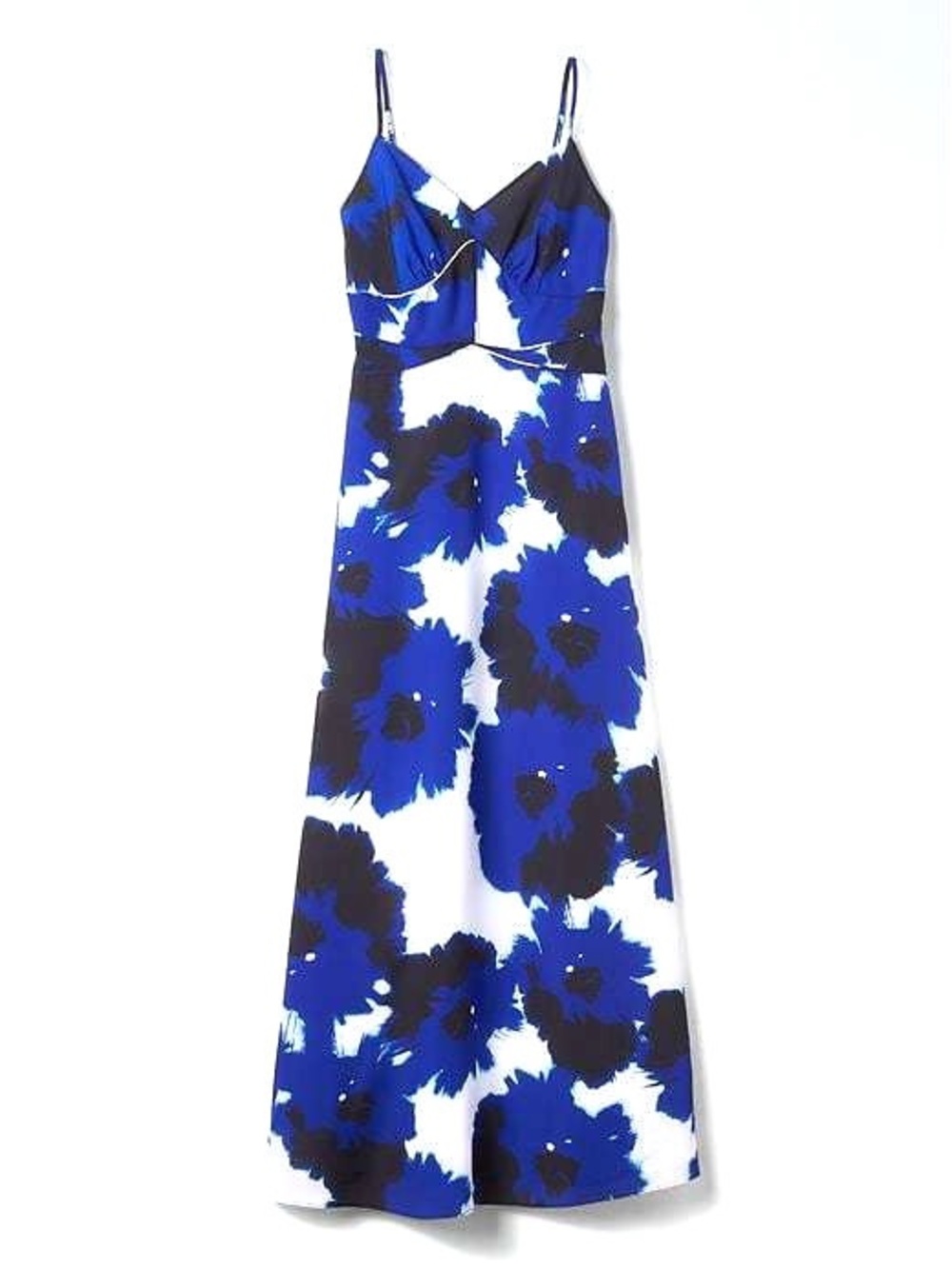 Banana Republic Blue and White Floral Maxi Dress